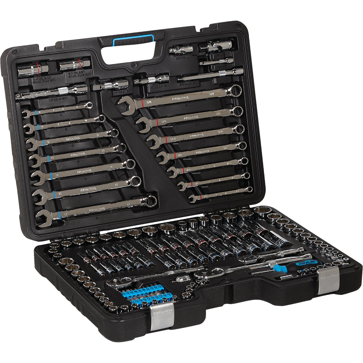 Channellock Standard and Metric 6-Point Combination Ratchet & Socket Set (139-Piece)