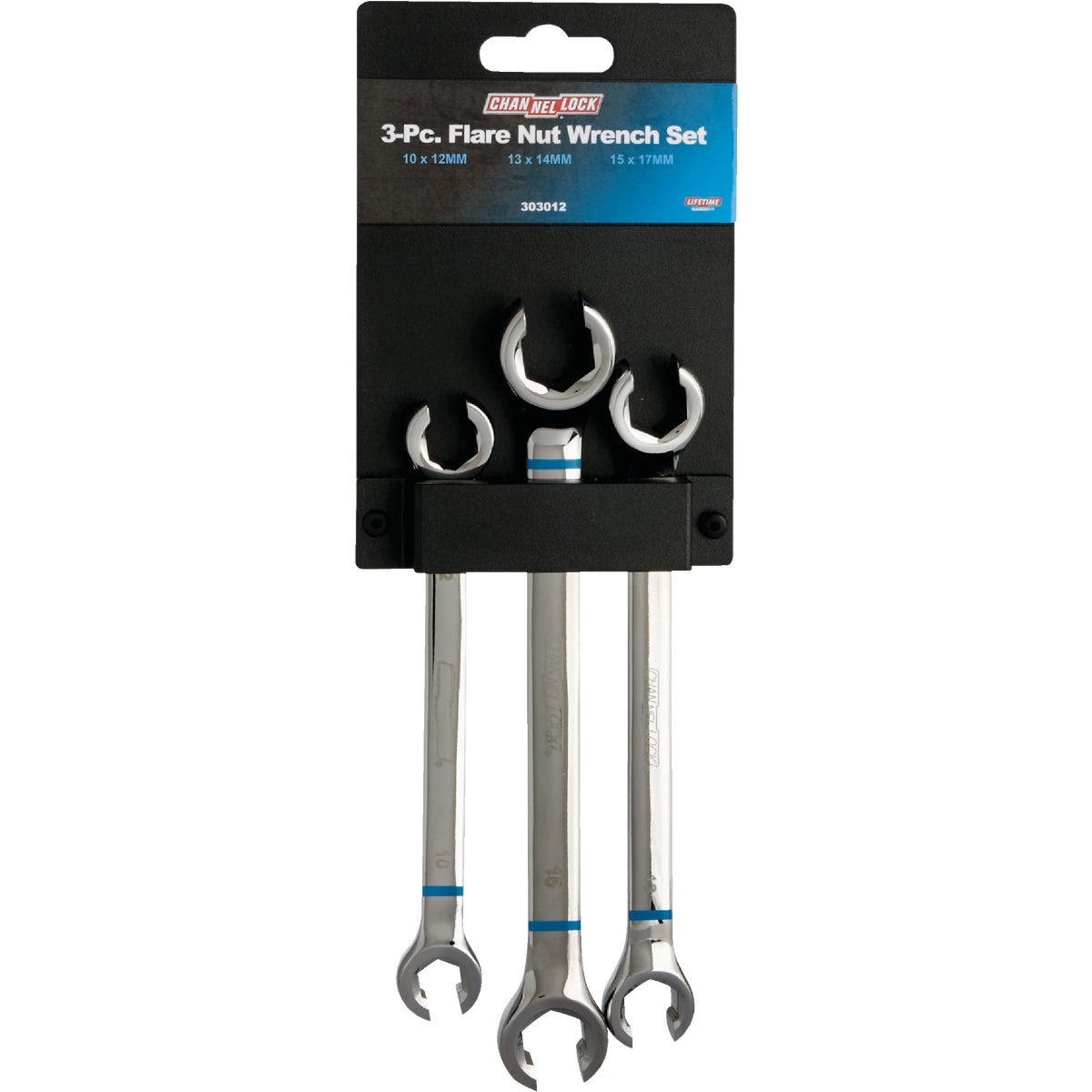 Channellock Metric 6-Point Flare Nut Wrench Set (3-Piece)