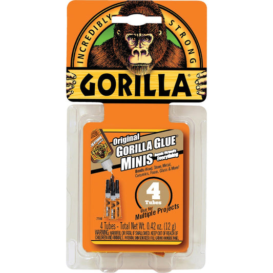 Gorilla 0.42 Oz. Original All-Purpose Glue Minis (4-Pack)