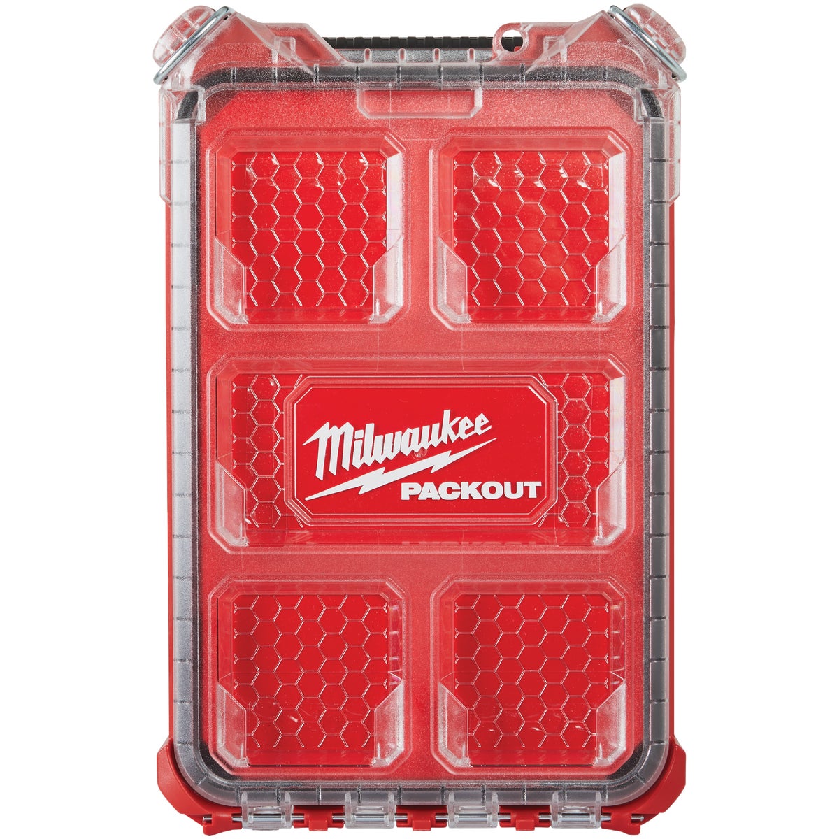 Milwaukee PACKOUT 9.75 In. W x 4.50 In. H x 15.25 In. L Compact Small Parts Organizer with 5 Bins