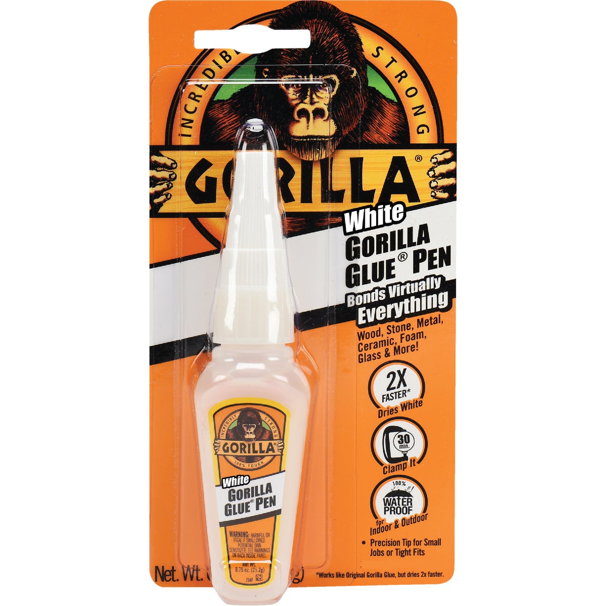 Gorilla 0.75 Oz. White All-Purpose Glue Pen