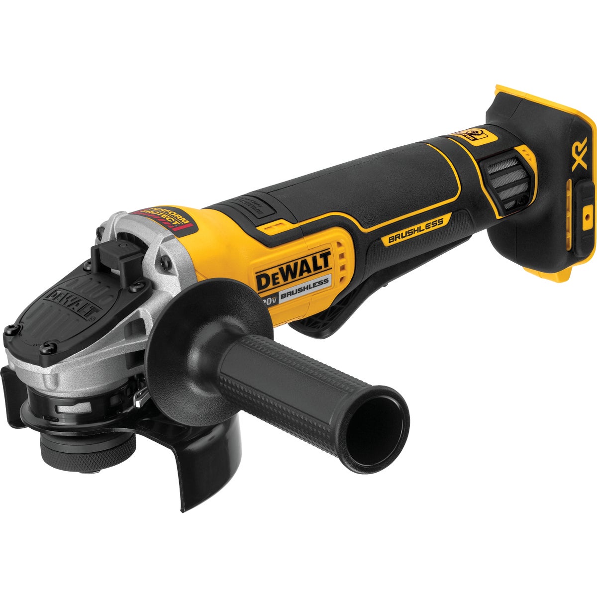 DeWalt 20 Volt MAX Lithium-Ion 4-1/2 In. Brushless Cordless Angle Grinder w/Kickback Brake (Bare Tool)