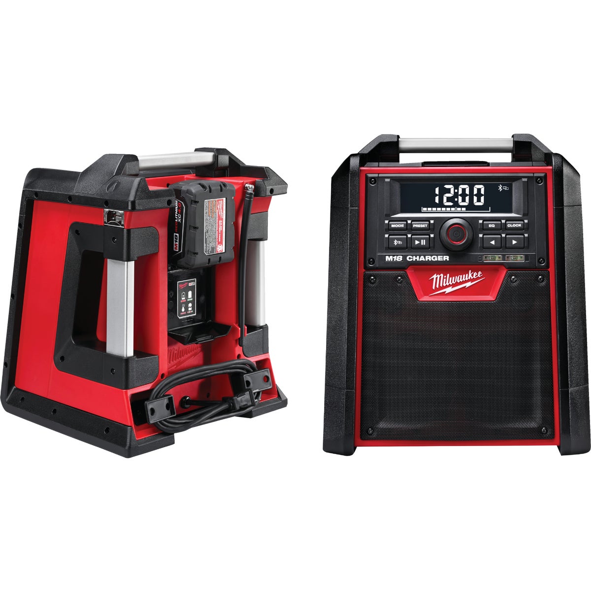 Milwaukee M18 18-Volt Lithium-Ion Bluetooth Cordless Jobsite Radio + Charger (Bare Tool)