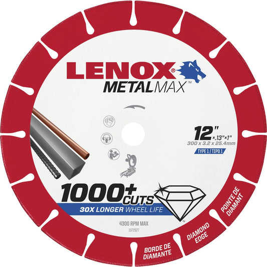 Lenox MetalMax 12 In. Segmented Rim Dry Cut Diamond Blade