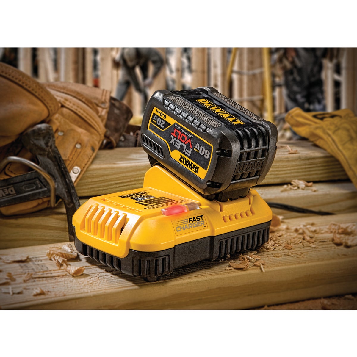 DeWalt 20 Volt MAX and 20 Volt/60 Volt Flexvolt Lithium-Ion Fan-Cooled Fast Battery Charger