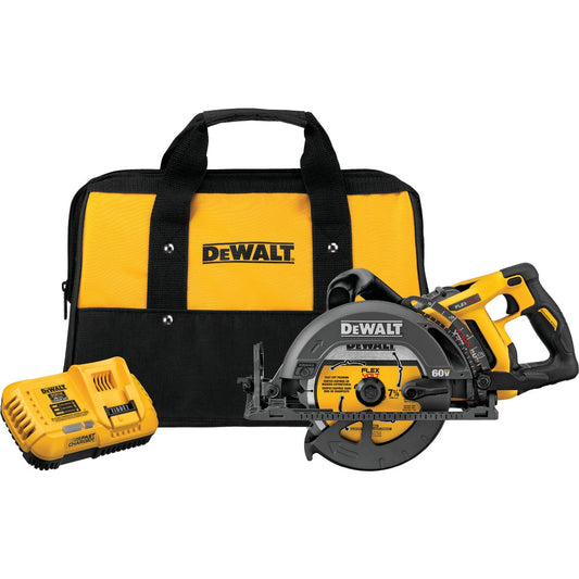 DeWalt Flexvolt 60 Volt MAX Lithium-Ion Brushless 7-1/4 In. Cordless Worm Drive Circular Saw Kit