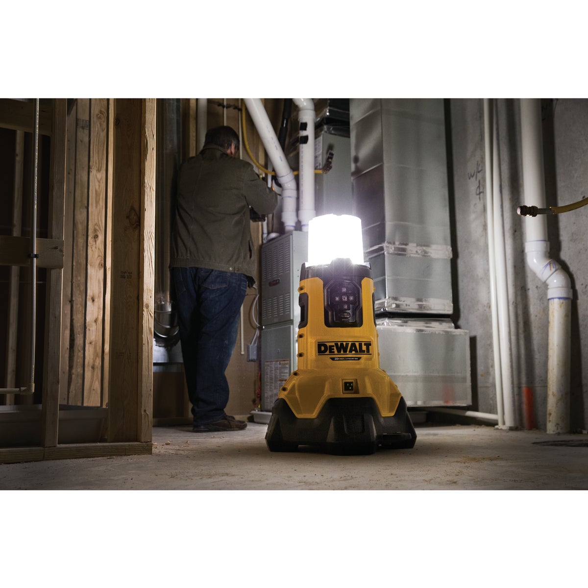 DeWalt 20 Volt MAX Lithium-Ion LED Bluetooth Corded/Cordless Work Light (Bare Tool)