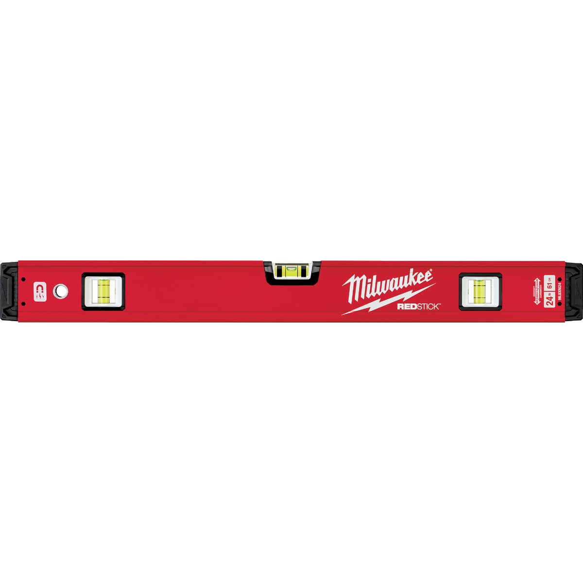 Milwaukee Redstick 24 In. Aluminum Magnetic Box Level