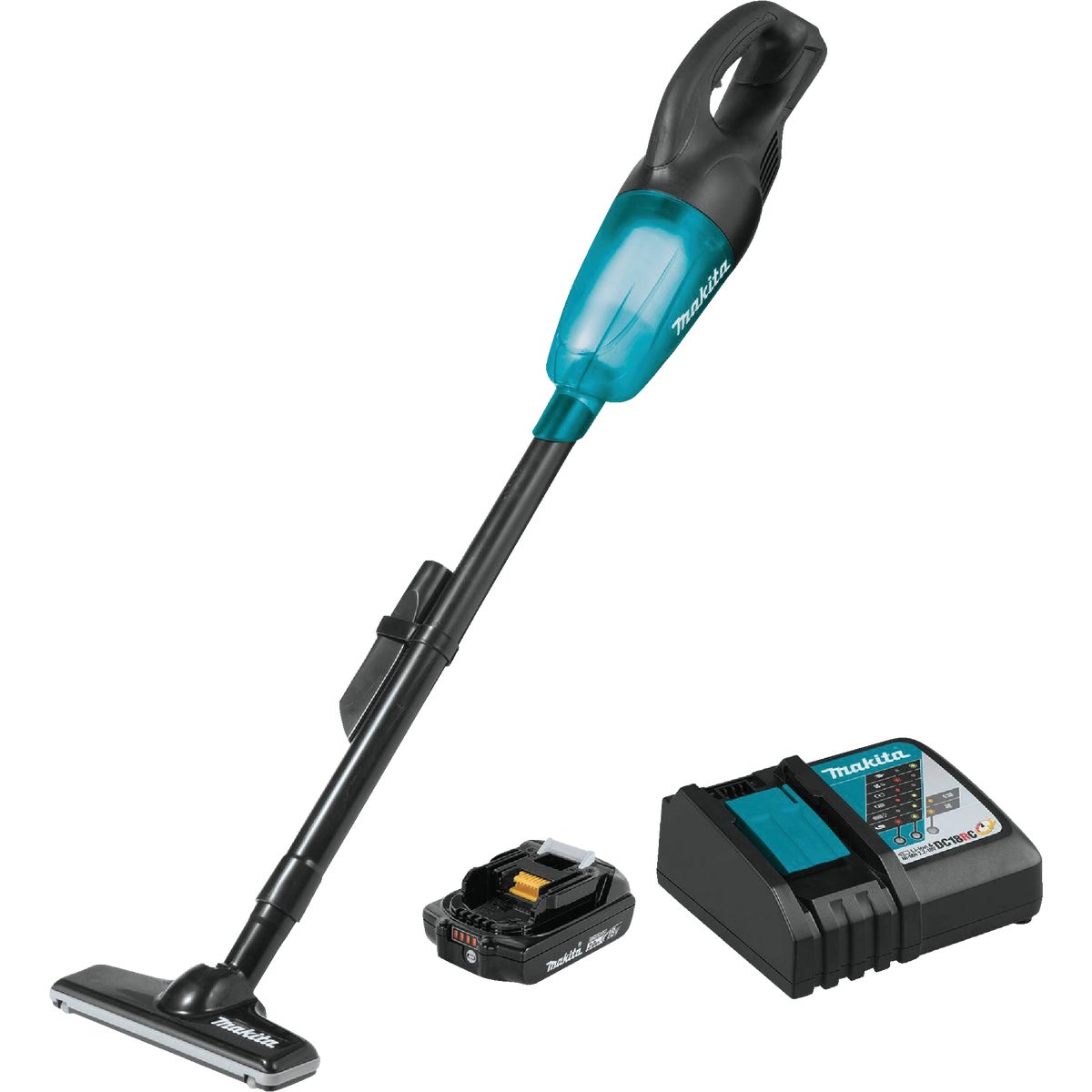 Makita 18-Volt LXT 2.0 Ah Cordless Bagless Stick Vacuum Cleaner Kit