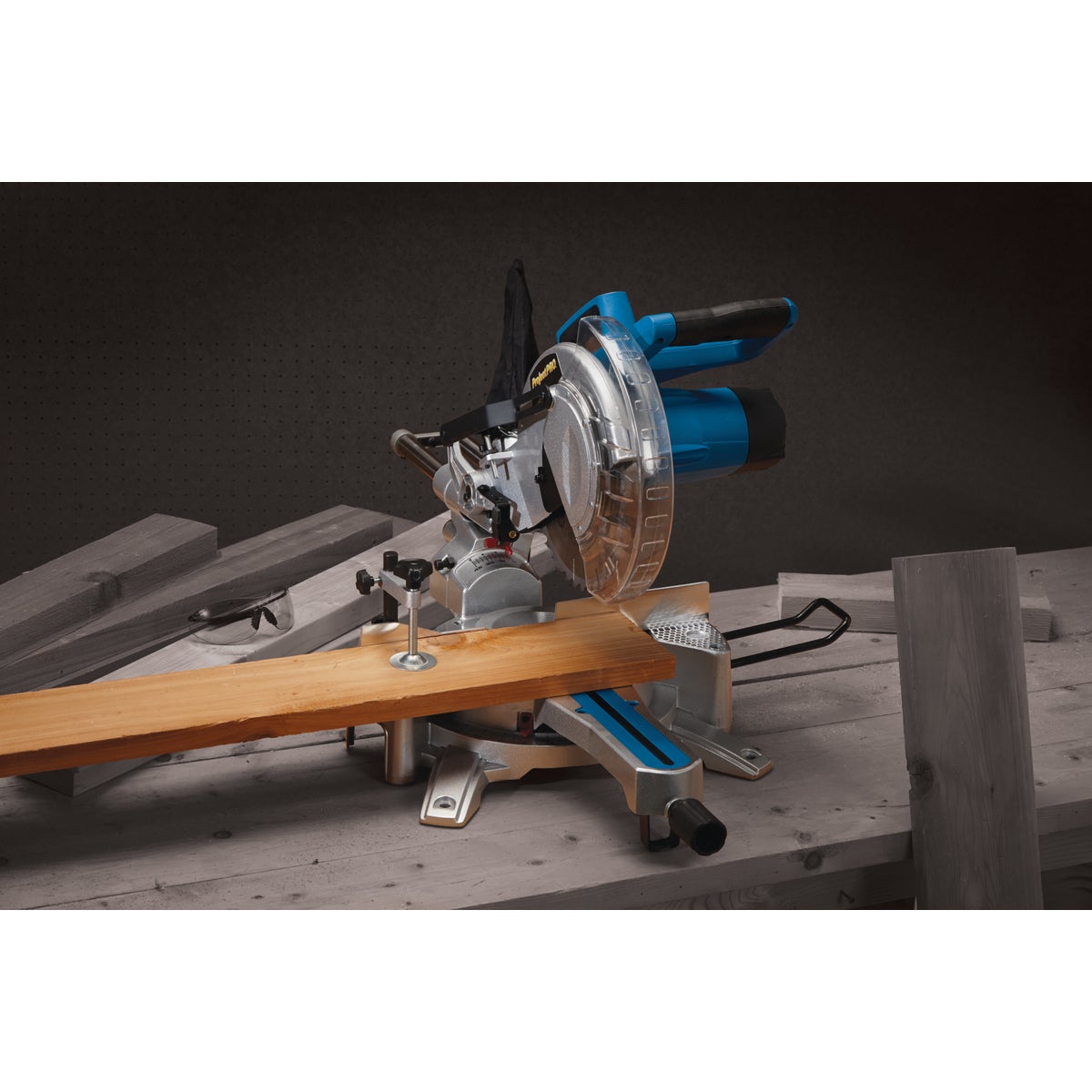 Project Pro 10 In. 15-Amp Sliding Compound Miter Saw with Laser