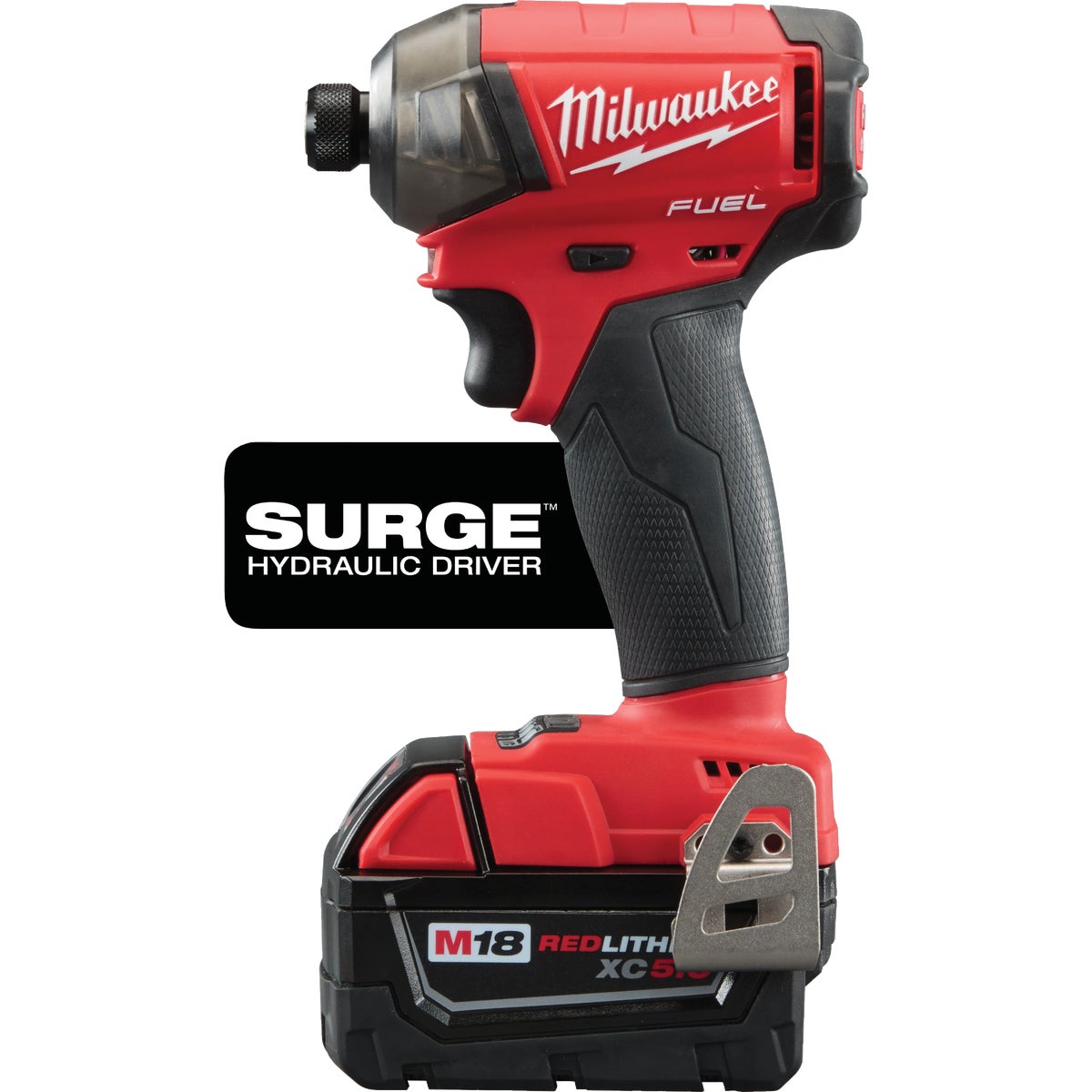 Milwaukee M18 FUEL SURGE 18 Volt Lithium-Ion Brushless 1/4 In. Hex Hydraulic Cordless Impact Driver Kit