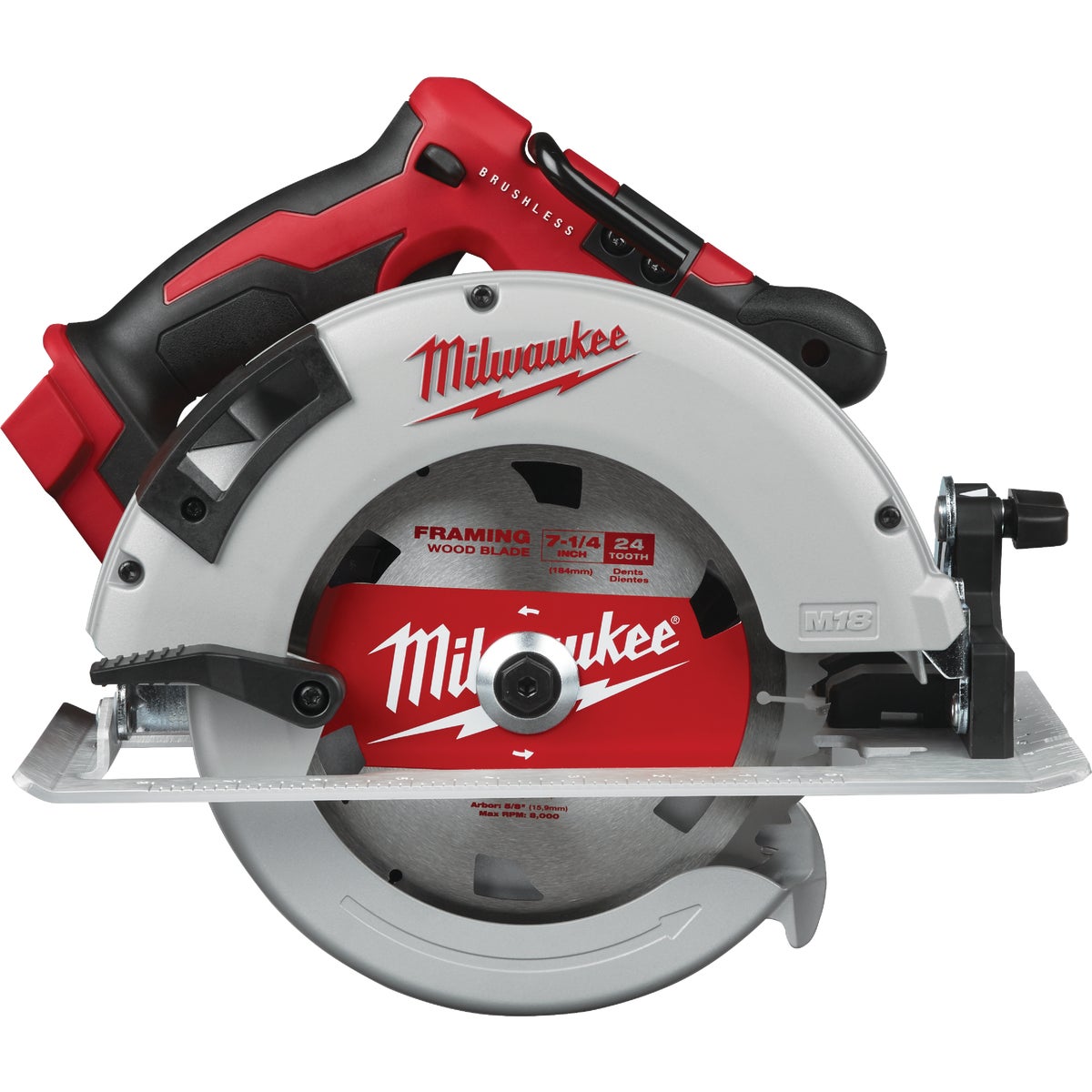 Milwaukee M18 18 Volt Lithium-Ion Brushless 7-1/4 In. Cordless Circular Saw (Bare Tool)