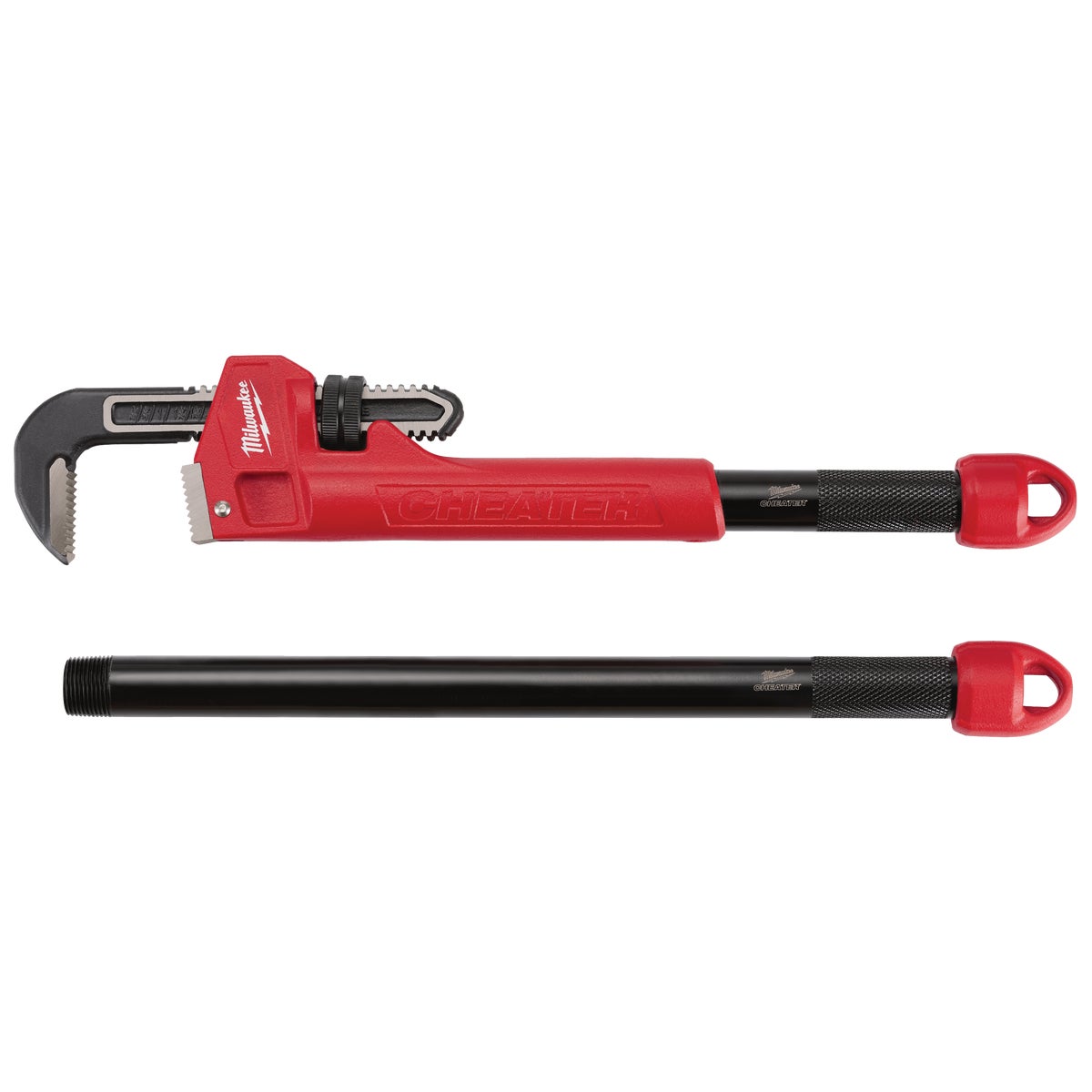 Milwaukee Cheater 10 In. to 24 In. Steel Adaptable Pipe Wrench