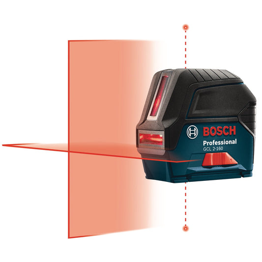 Bosch 165 Ft. Self-Leveling Cross-Line Laser Level with Plumb Points