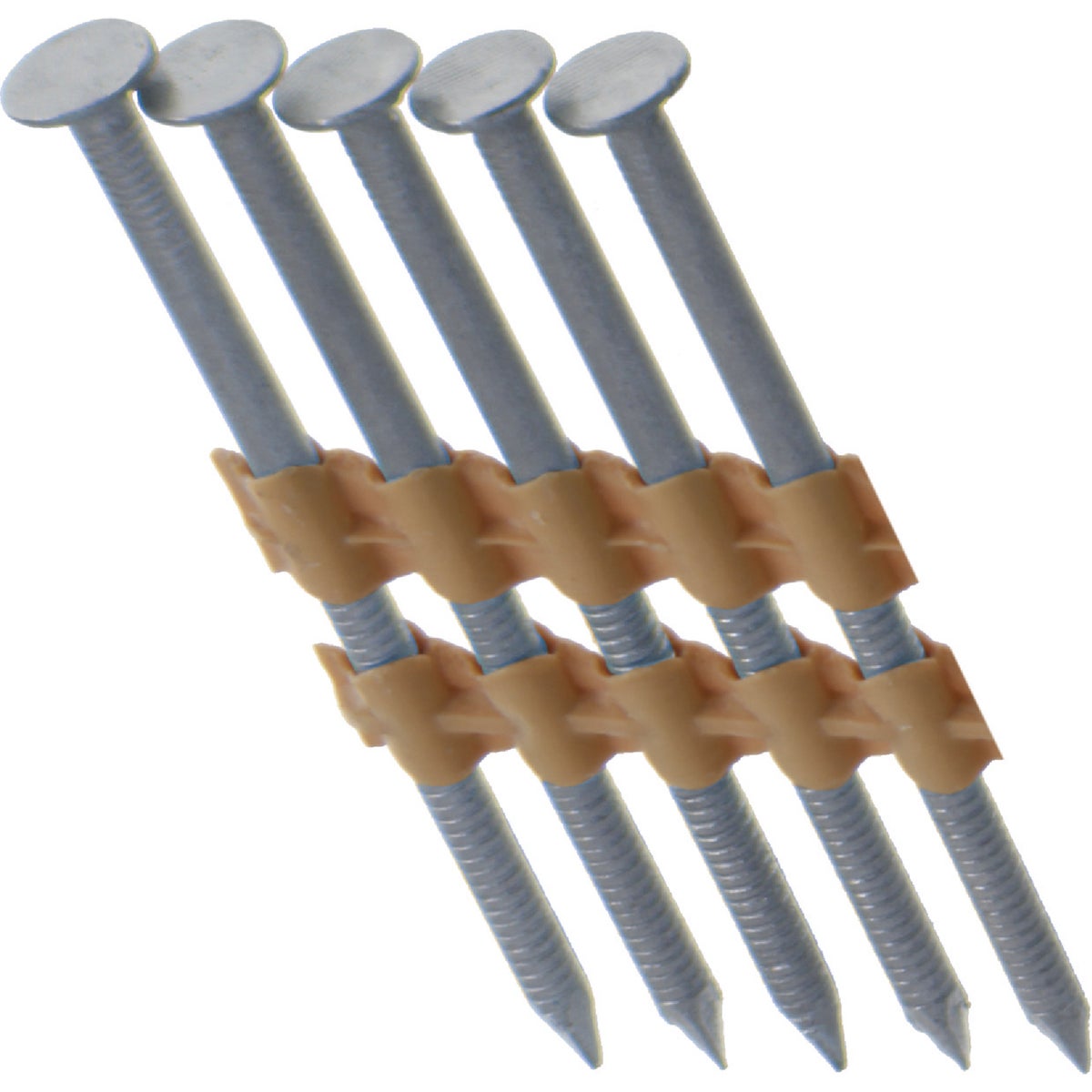 Grip-Rite 21 Degree Plastic Strip Stainless Steel Full Round Head Framing Stick Nail, 2 In. x .113 In. (1000 Ct.)