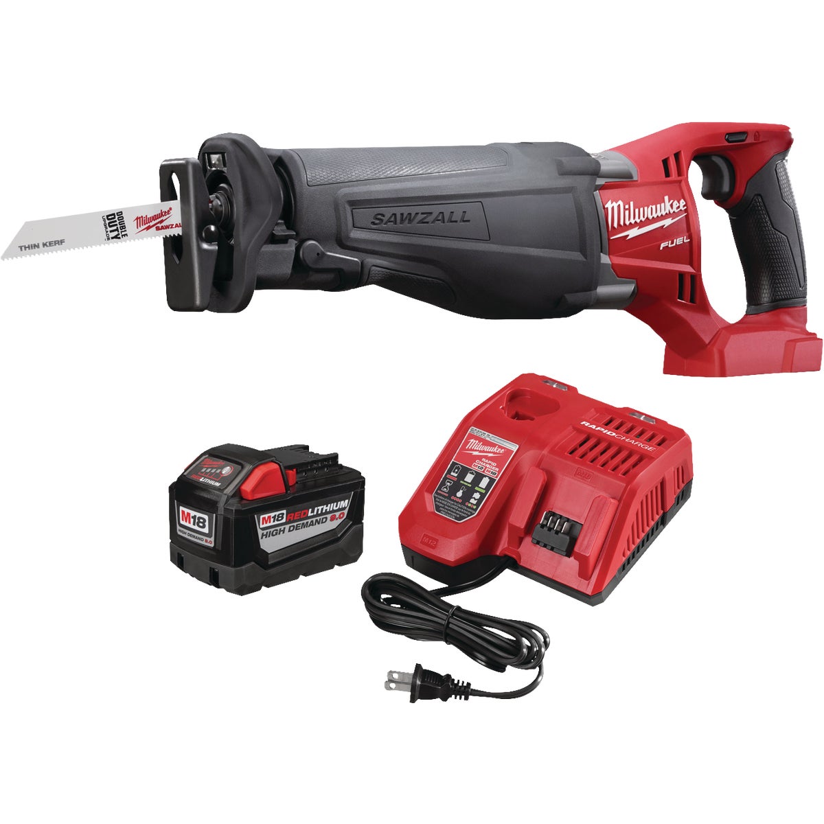 Milwaukee Sawzall M18 FUEL 18-Volt Lithium-Ion Brushless High Demand Cordless Reciprocating Saw Kit