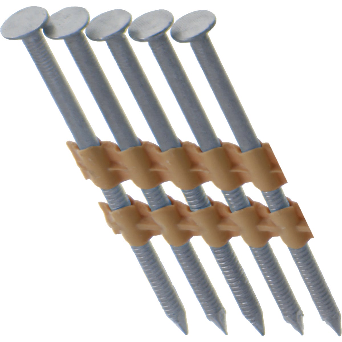 Grip-Rite 21 Degree Plastic Strip Stainless Steel Full Round Head Framing Stick Nail, 3 In. x .120 In. (1000 Ct.)