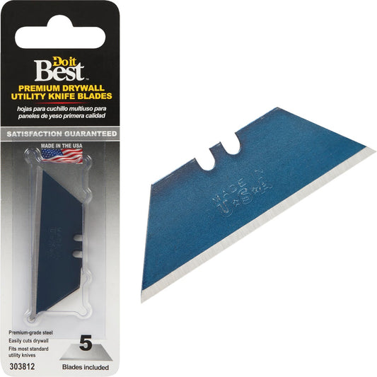 Do it Best Drywall 2-Point 2-3/8 In. Utility Knife Blade (5-Pack)