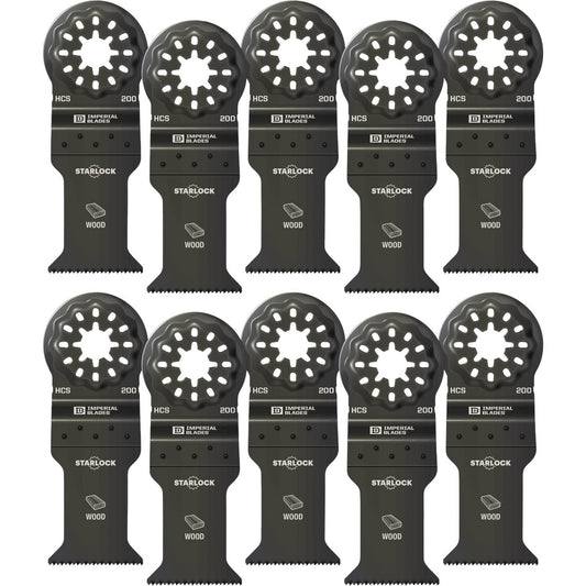 Imperial Blades Starlock 1-3/8 In. 18 TPI Fast Wood Oscillating Blade (10-Pack)