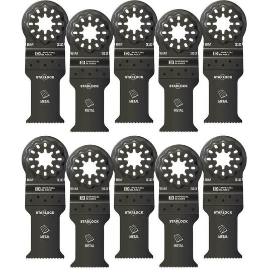 Imperial Blades Starlock 1-1/5 In. 21 TPI Metal Oscillating Blade (10-Pack)