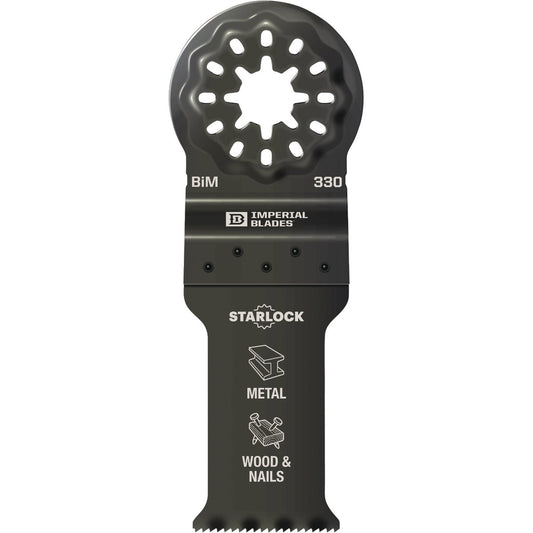 Imperial Blades Starlock 1-1/8 In. 18 TPI Metal/Wood Oscillating Blade