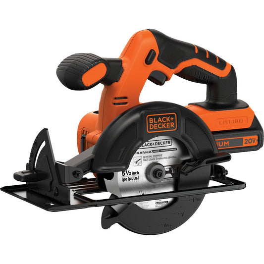 Black & Decker 20 Volt MAX Lithium-Ion 5-1/2 In. Cordless Circular Saw Kit