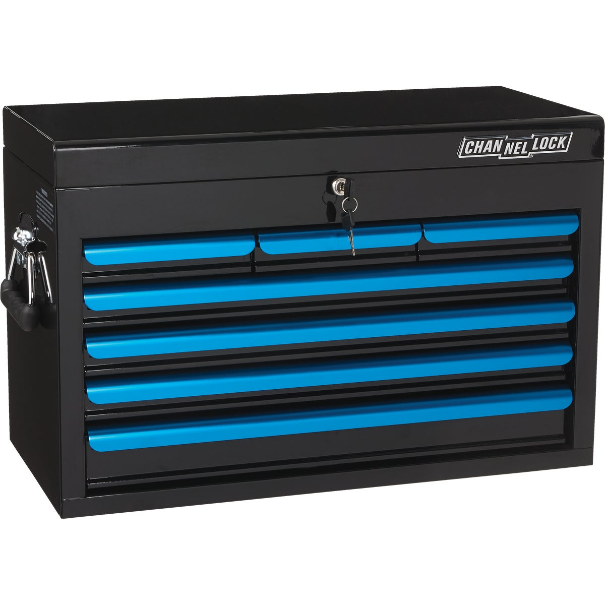 Channellock 26 In. 7-Drawer Black and Blue Tool Chest