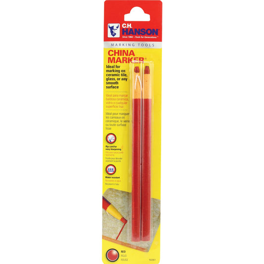 CH Hanson Red China Marker (2-Pack)