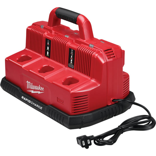 Milwaukee M18/M12 18 Volt and 12 Volt Lithium-Ion Rapid Charge Battery Charger Station