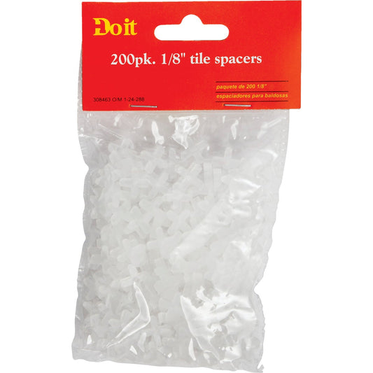 Do it 1/8 In. White Hard Tile Spacers (200-Pack)