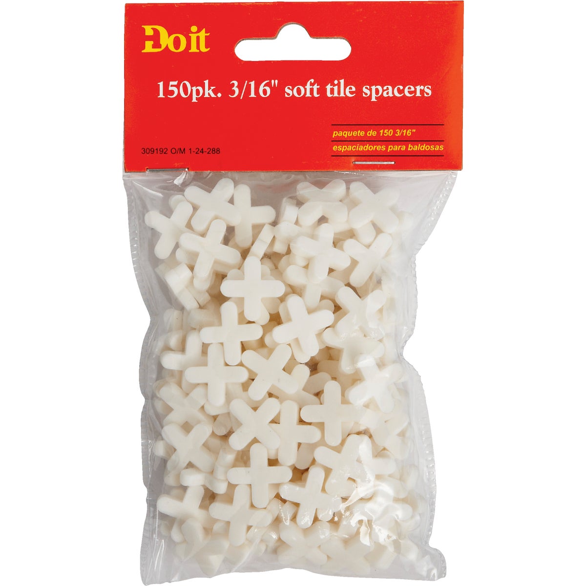 Do it 3/16 In. White Soft Tile Spacers (150-Pack)