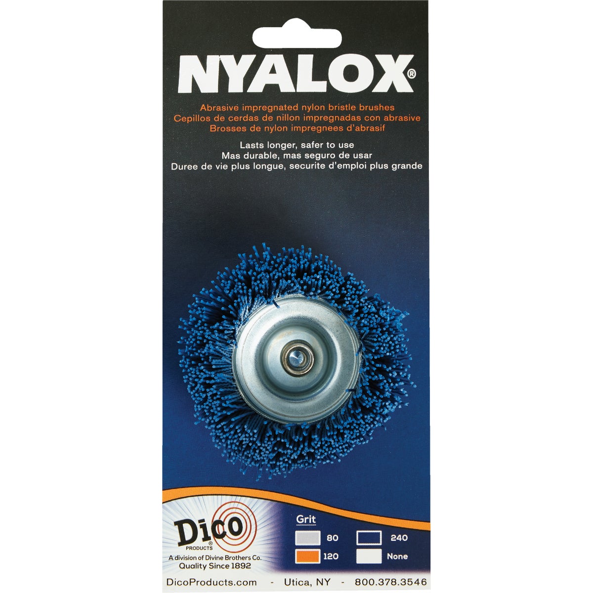 Dico Nyalox 2-1/2 In. Fine Drill-Mounted Wire Brush