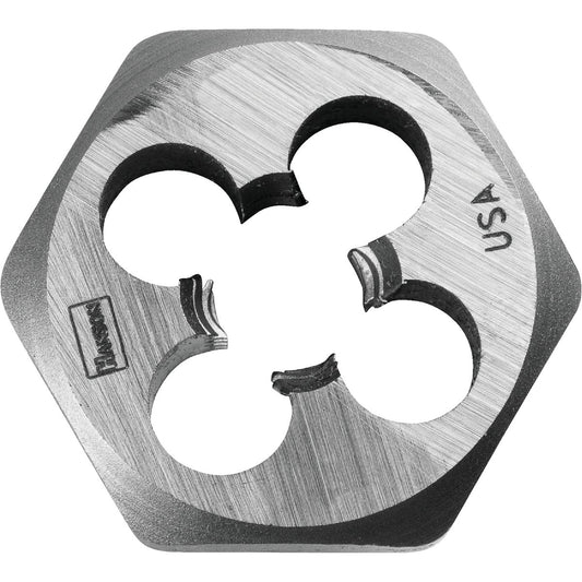 Century Drill & Tool 5/8-11 National Coarse 1-7/16 In. Across Flats Fractional Hexagon Die