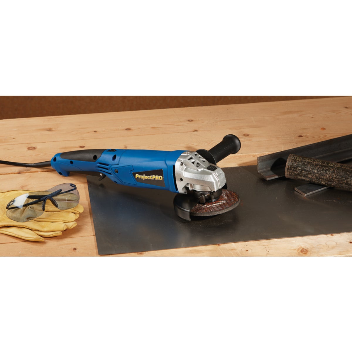 Project Pro 4-1/2 In. 10-Amp Angle Grinder