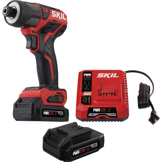 SKIL PWRCore 12 Volt Lithium-Ion Brushless 1/4 In. Hex Cordless Impact Driver