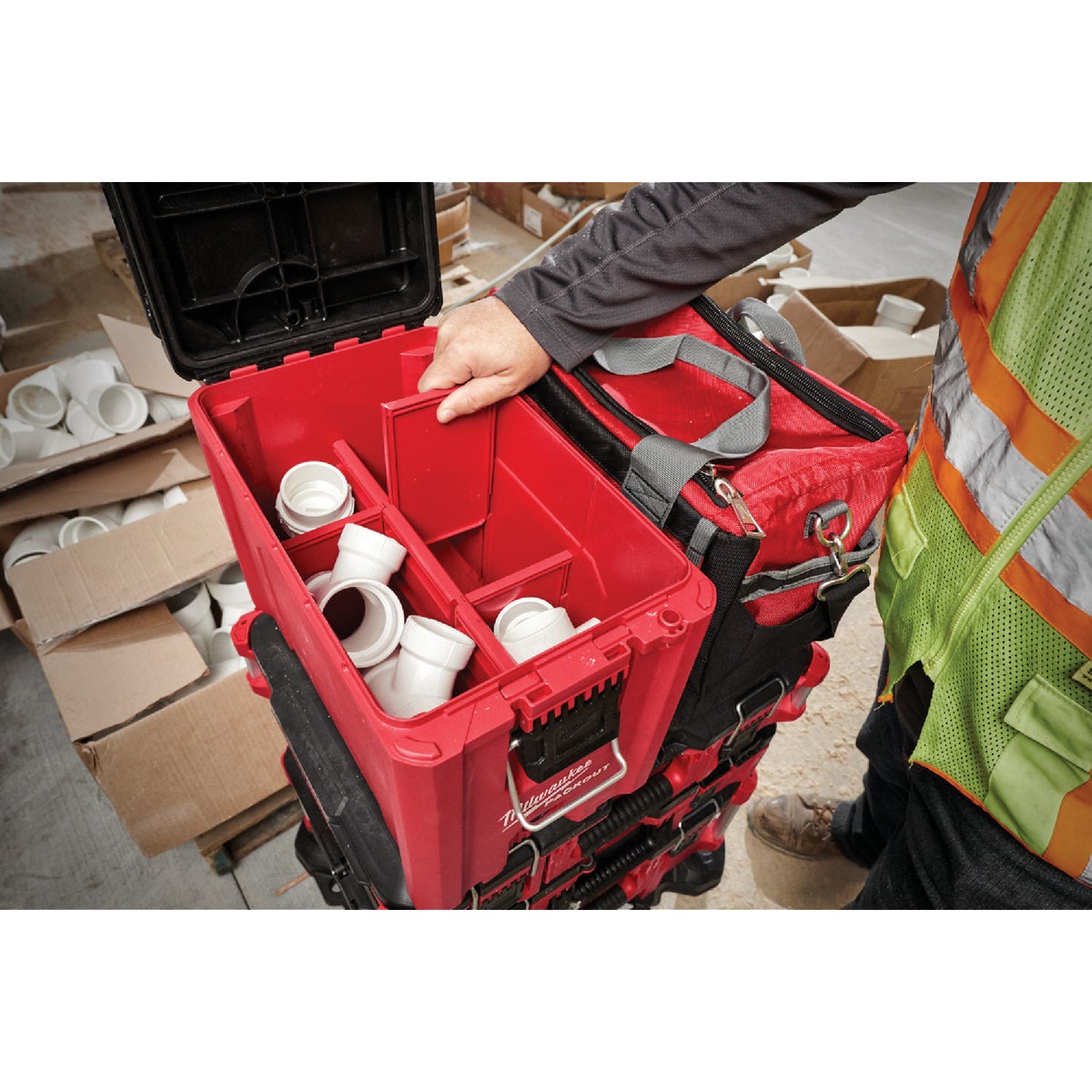 Milwaukee PACKOUT 10 In. Compact Toolbox, 75 Lb. Capacity