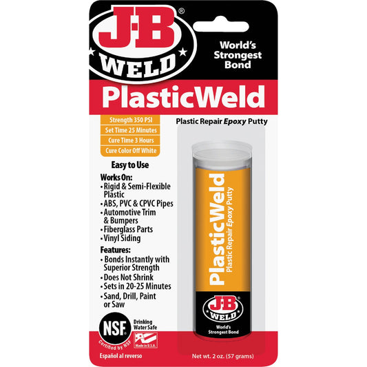 J-B Weld 2 Oz. PlasticWeld Epoxy Putty