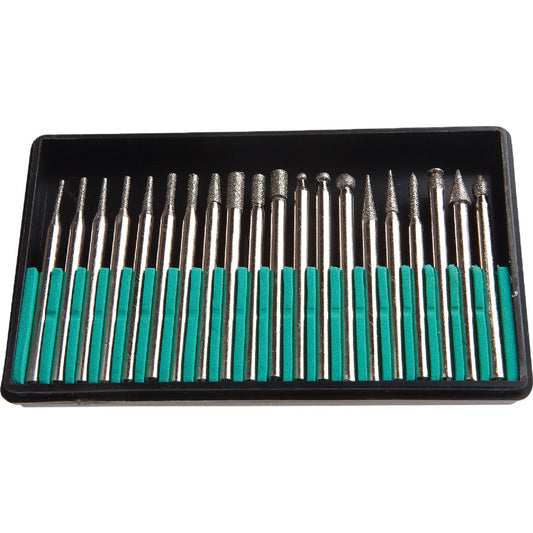 Forney 20-Piece Diamond Burr Point Set