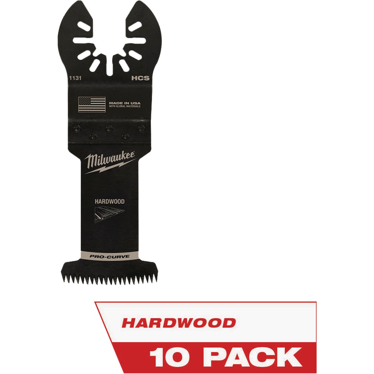 Milwaukee OPEN-LOK 1-3/8 In. HCS Japanese Tooth Hardwood Oscillating Blade (10-Pack)