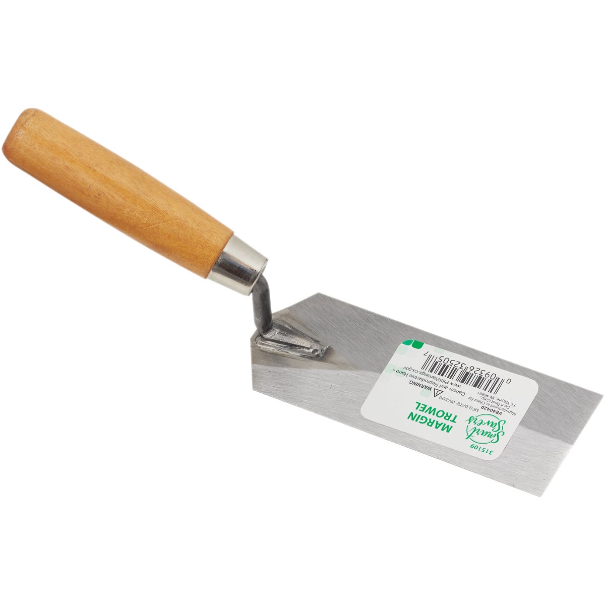 Smart Savers 5 In. x 2 In. Wood Margin Trowel