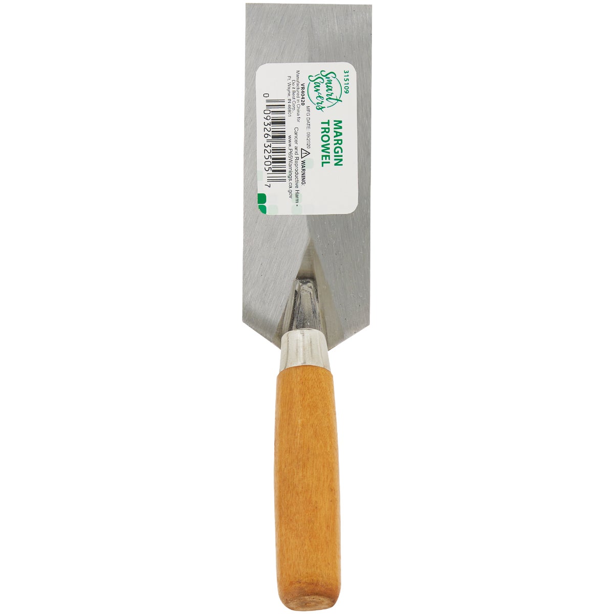 Smart Savers 5 In. x 2 In. Wood Margin Trowel