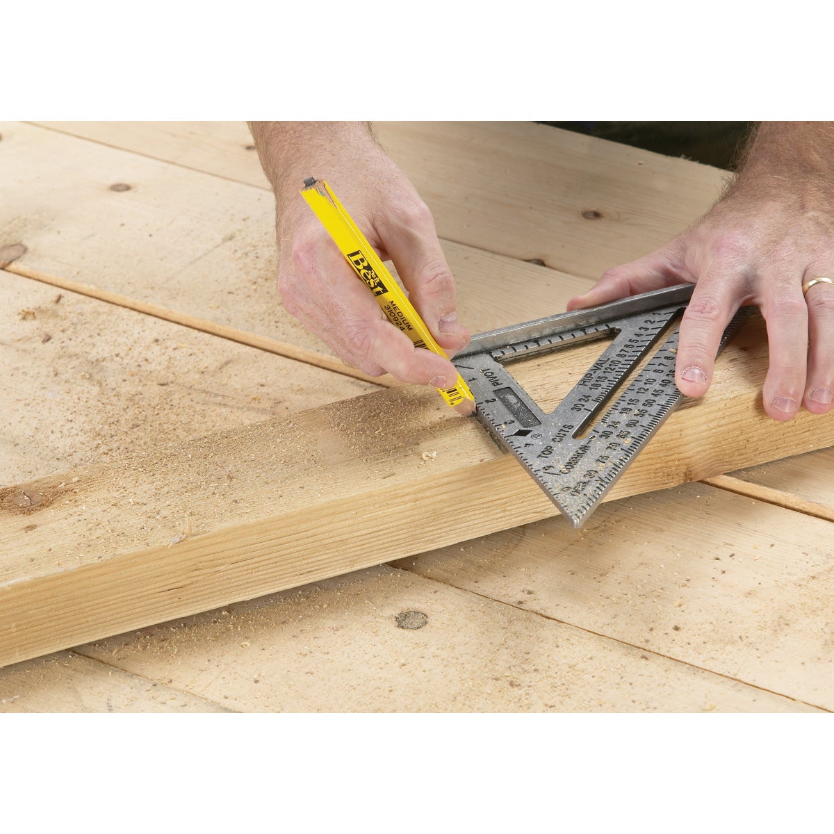 Swanson Speed 7-1/2 In. Aluminum Rafter Square