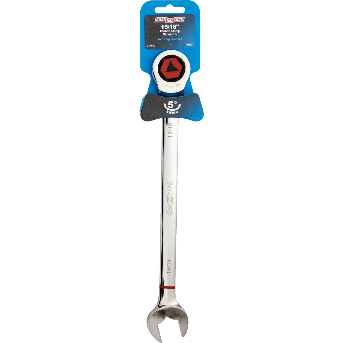 Channellock Standard 15/16 In. 12-Point Ratcheting Combination Wrench