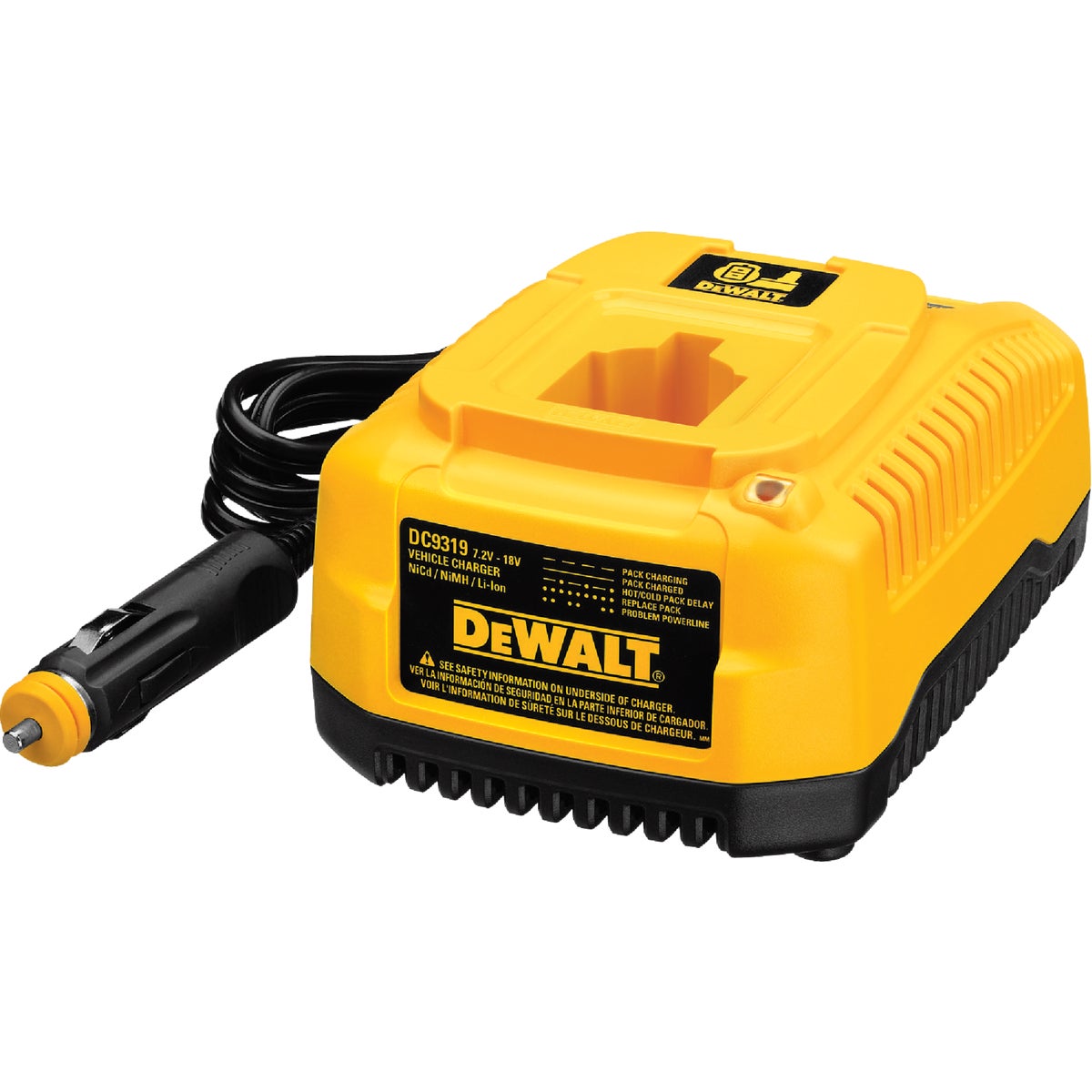 DeWalt 7.2-Volt to 18-Volt Nickel-Cadmium/Nickel-Metal Hydride/Lithium-Ion Vehicle Battery Charger