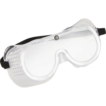Smart Savers Clear Frame Safety Goggles with Anti-Fog Clear Lenses