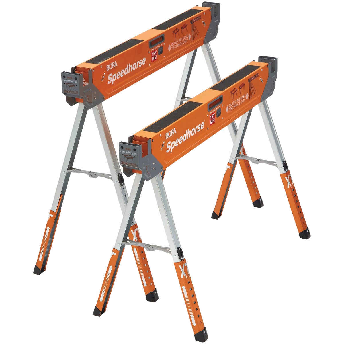 Bora Speedhorse XT Adjustable Steel Sawhorse, 1500 Lb. Capacity