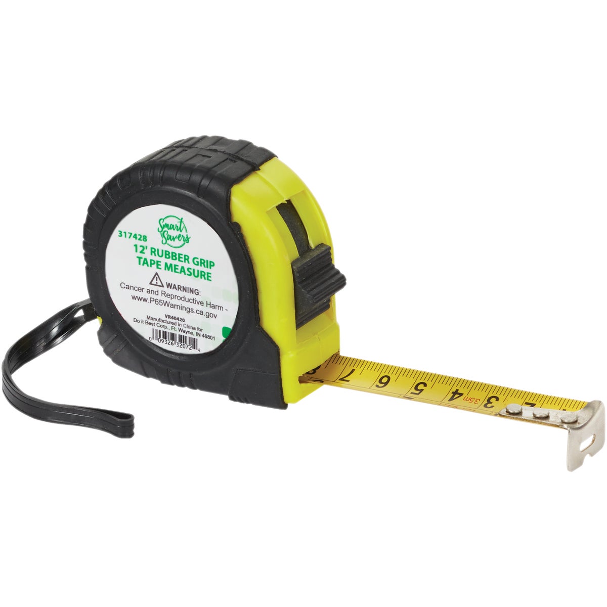 Smart Savers 12 Ft. Tape Measure