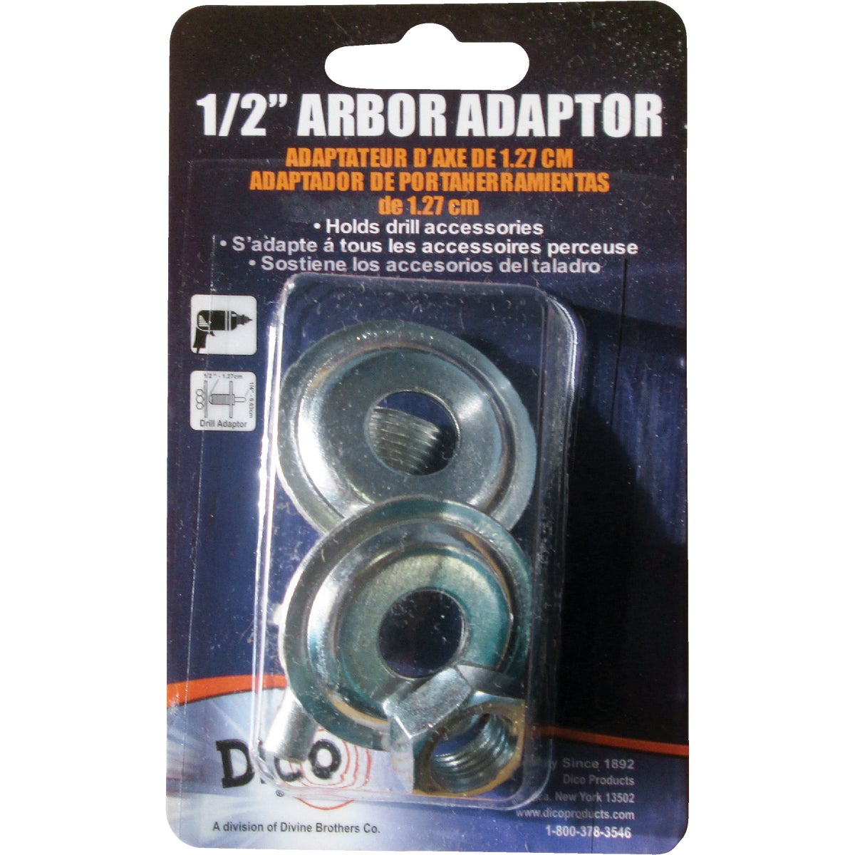 Dico 1/2 In. Arbor Adapter