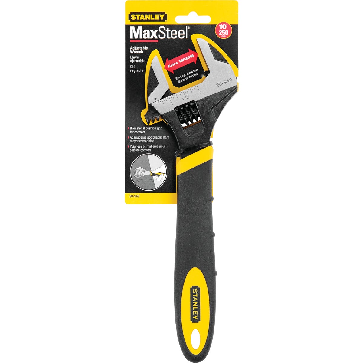 Stanley MaxSteel 10 In. Adjustable Wrench