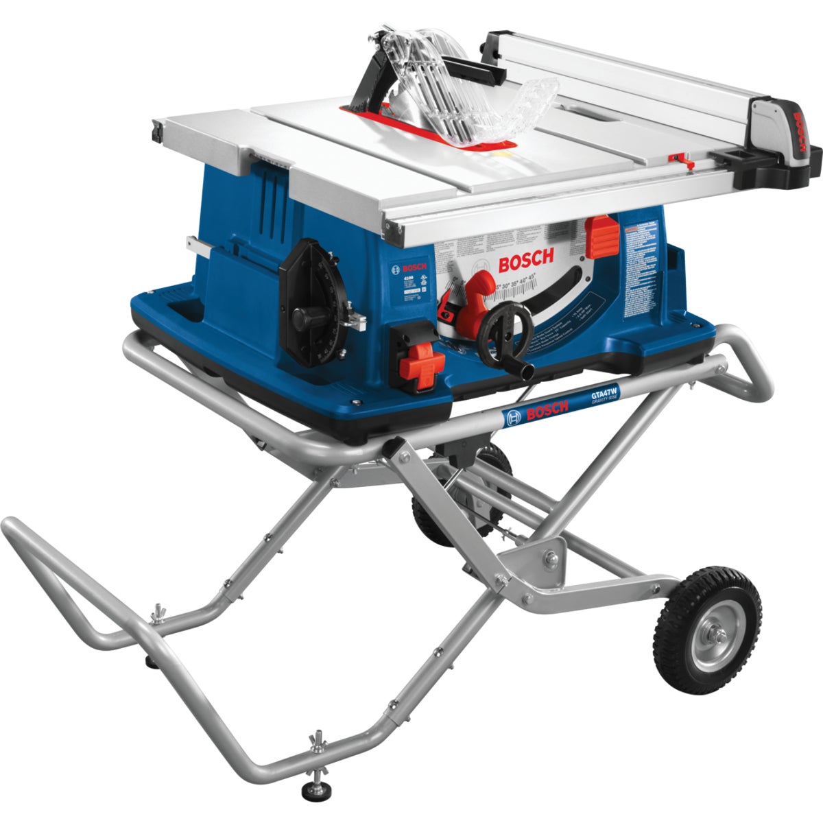 Bosch 15-Amp 10 In. Job Site Table Saw with Wheeled Stand